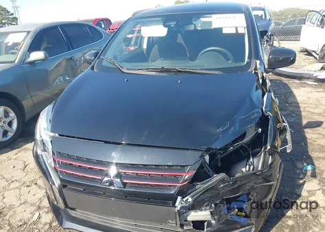 2024 Mitsubishi Mirage Black Edition from USA, damaged, VIN ML32AWHJ5RH003760